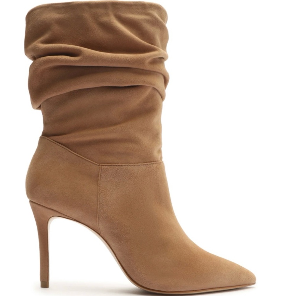 Schutz Ashlee Suede Bootie Stiletto Heel Pointed Toe Size 8.5 Brand new w/ box.